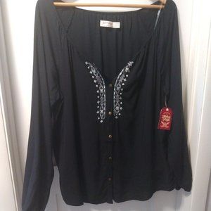 New Faded Glory Long sleeve blouse